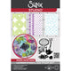 Sizzix • studio: a5 clear stamps 3pcs a5 stencils stitches by mark montano