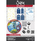Sizzix • studio: a5 clear stamps 3pcs a5 stencils weather wonder by mark montano