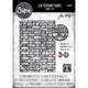 Sizzix • 3d texture fades embossing folder brickwork large a5 by tim holtz