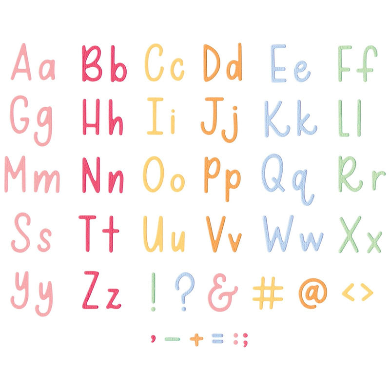 Afbeelding laden in galerijviewer, Sizzix • thinlits die set 37pcs simple letters by letters by shells
