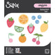 Sizzix • thinlits die set 17pcs fruit doodles by letters by shells