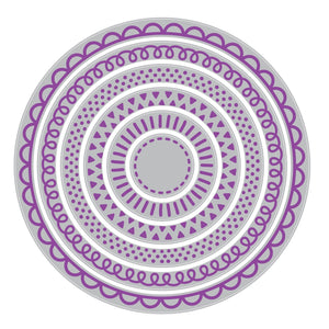 Sizzix • thinlits die set border party circles by catherine pooler 6pcs