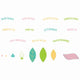 Sizzix • clear stamp set overarching sentiments by catherine pooler 22pcs