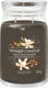 Yankee candle - vanilla bean espresso large jar geurkaars - 90 branduren - twee lonten