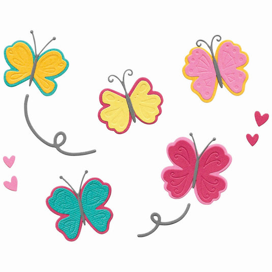 Sizzix • framelits die set bright butterflies nr.2 by catherine pooler 10pcs