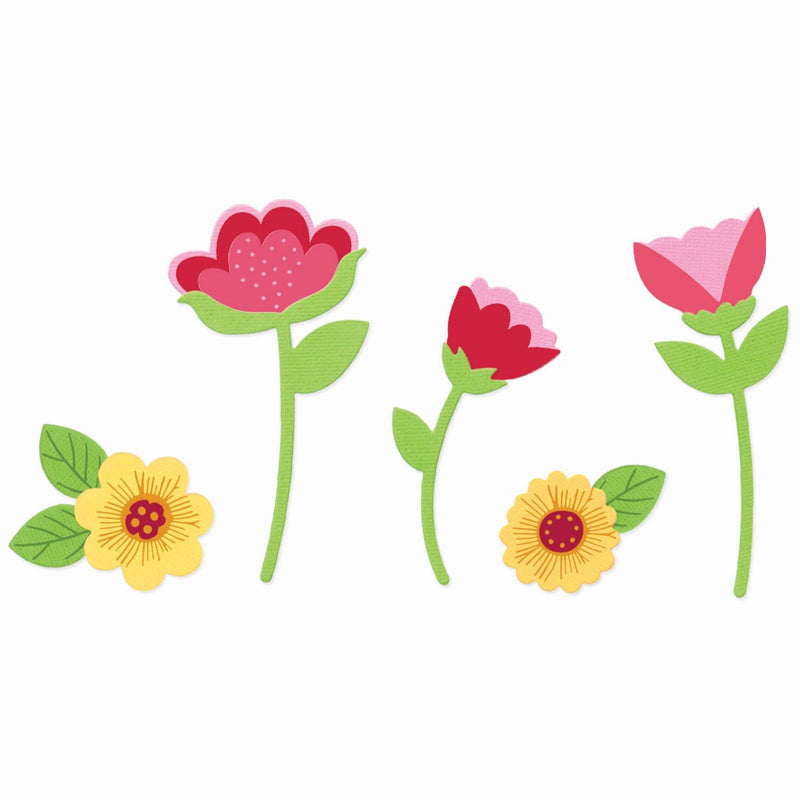 Afbeelding laden in galerijviewer, Sizzix • framelits die set whimsy blooms nr.2 by catherine pooler 16pcs
