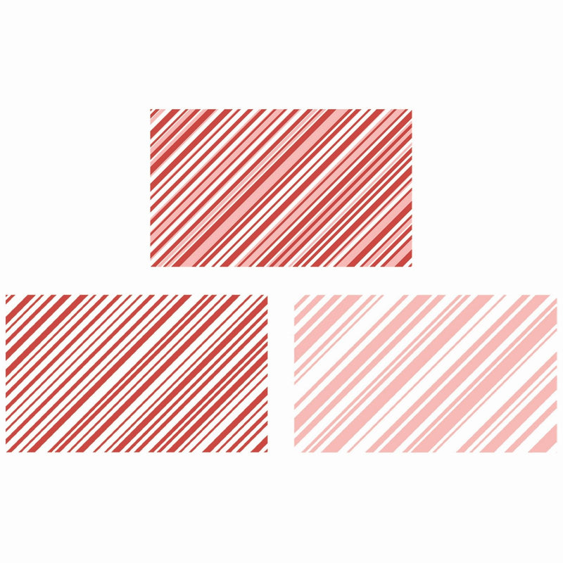 Afbeelding laden in galerijviewer, Sizzix • clear stamp set candy stripes by 49 and market 2pcs
