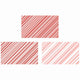 Sizzix • clear stamp set candy stripes by 49 and market 2pcs