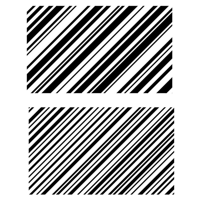 Afbeelding laden in galerijviewer, Sizzix • clear stamp set candy stripes by 49 and market 2pcs
