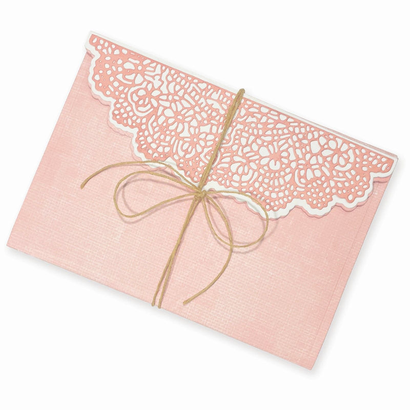 Afbeelding laden in galerijviewer, Sizzix • thinlits die set laced folio by 49 and market 10pcs
