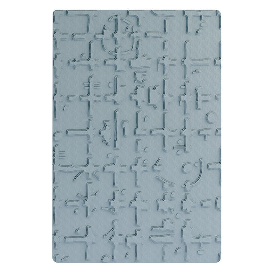 Sizzix • multi-level embossing folder grid graph by seth apter