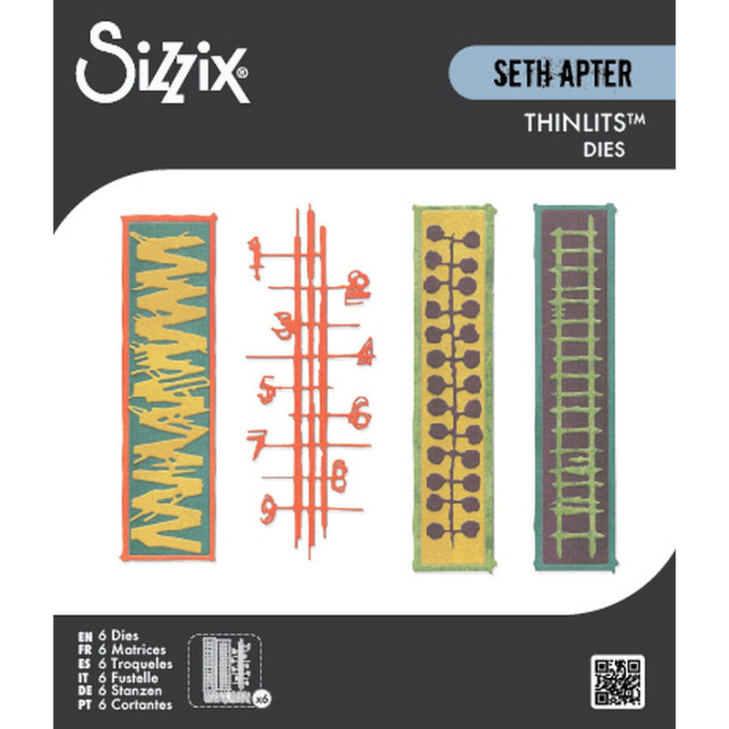 Afbeelding laden in galerijviewer, Sizzix • thinlits die set 6pcs stretchers by seth apter
