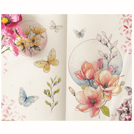 Sizzix • clear stamp set 7pcs magnolia by willow wolfe