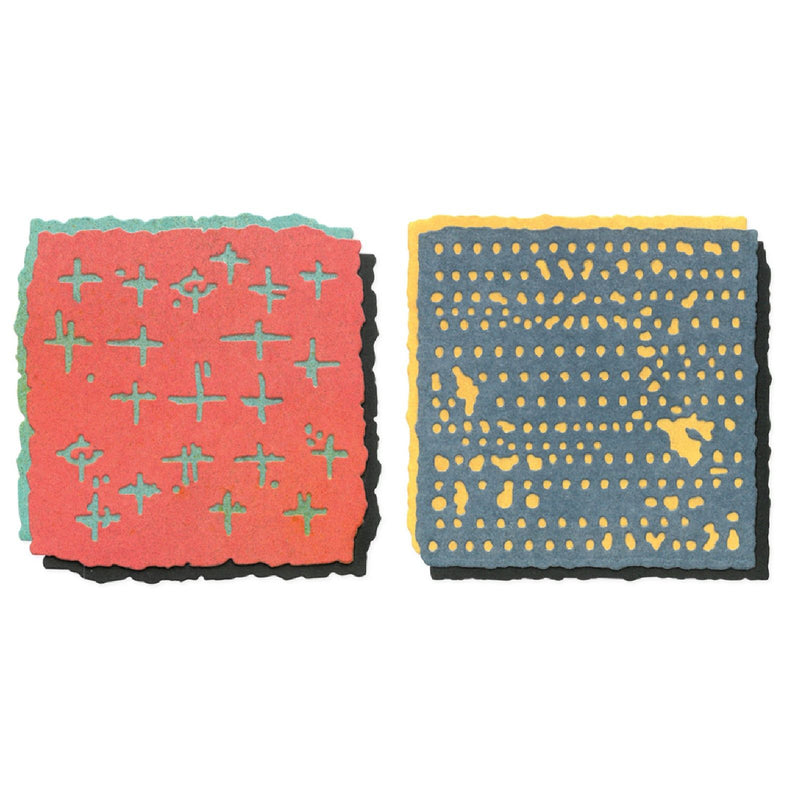Afbeelding laden in galerijviewer, Sizzix • thinlits die set 4pcs paper cutz #2 by seth apter
