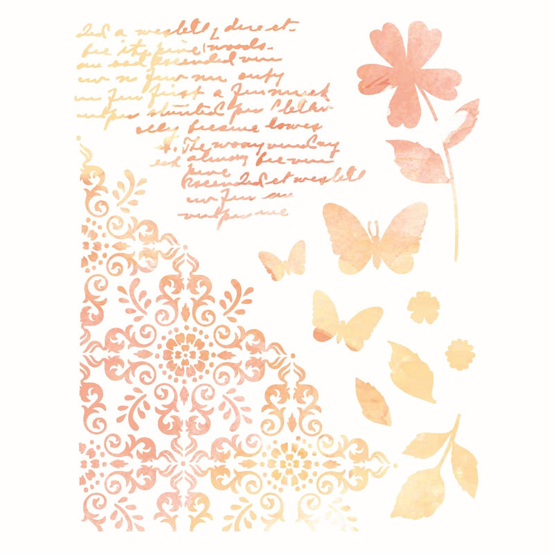 Afbeelding laden in galerijviewer, Sizzix • a4 stencil 1pcs petal play by 49 market
