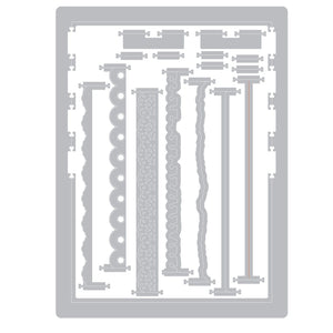 Sizzix • thinlits die set 16pcs snap and swap journal set by 49 and market