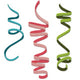 Sizzix • thinlits die set 6pcs celebration streamers by tim holtz