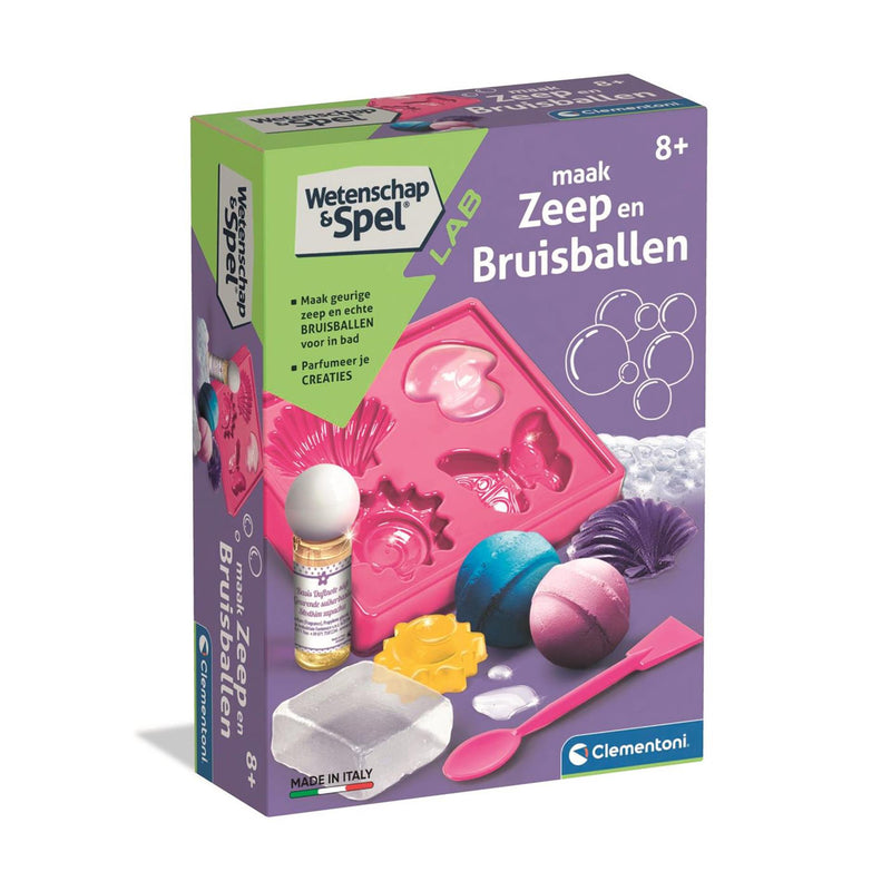 Afbeelding laden in galerijviewer, Clementoni wetenschap spel - zeep en bruisballen
