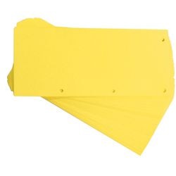 Oxford scheidingsstrook duo 240x105mm geel 60st