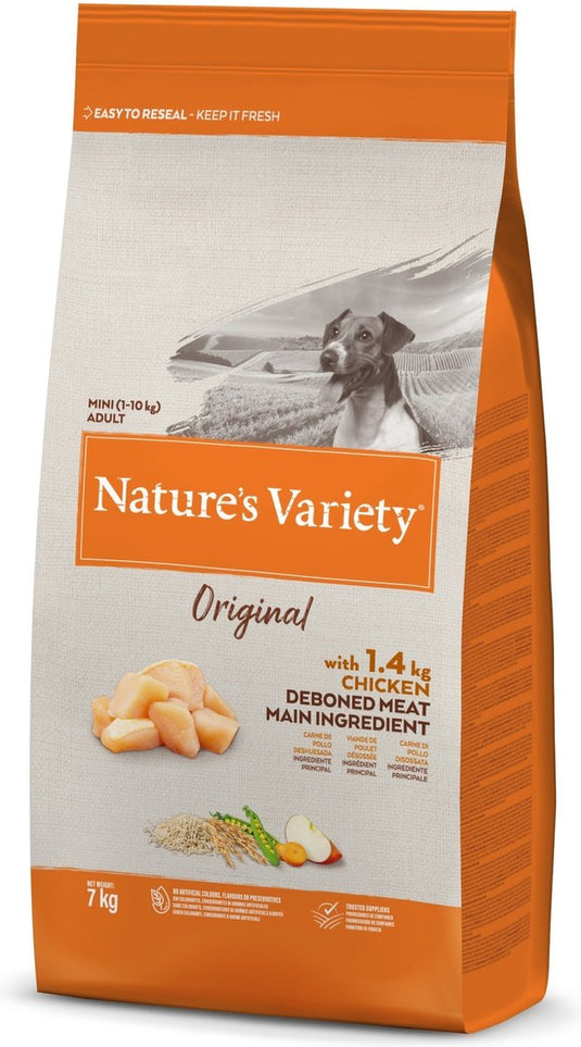 Natures variety - original adult mini chicken - hondenvoer - 7 kg