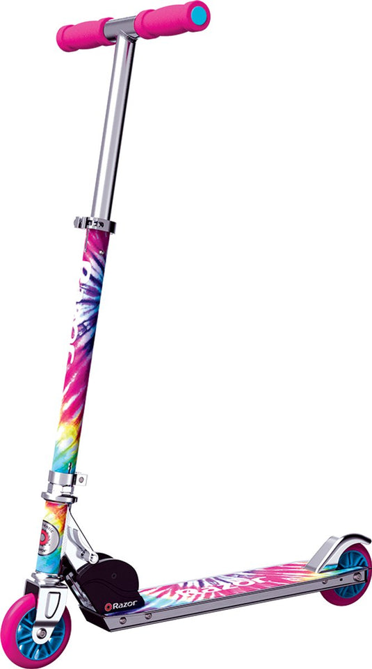 Razor a special edition - step - roze blauw geel - opvouwbaar - kleine wielen 98 mm - voor kinderen - tot 65 kg - vanaf 5 jaar