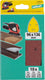 Wolfcraft - schuurpapier - 10 delig - voor mouse schuurmachine driehoek - korrel 80 120 240 - 1756000