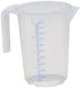 Südpfalzwerkstatt maatbeker measuring cup 2 scales 1l transparent, stackable