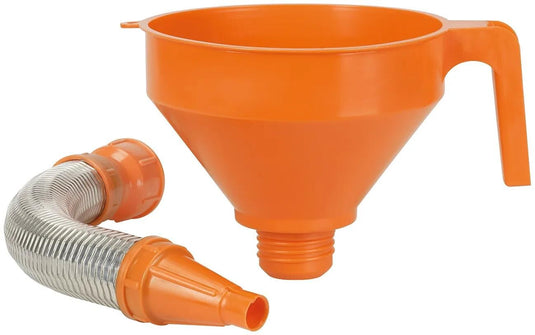 Pressol trichter plastic funnel 160mm sb flex. external +strainer