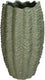Hd collection vaas aardewerk groen 24x24x43cm