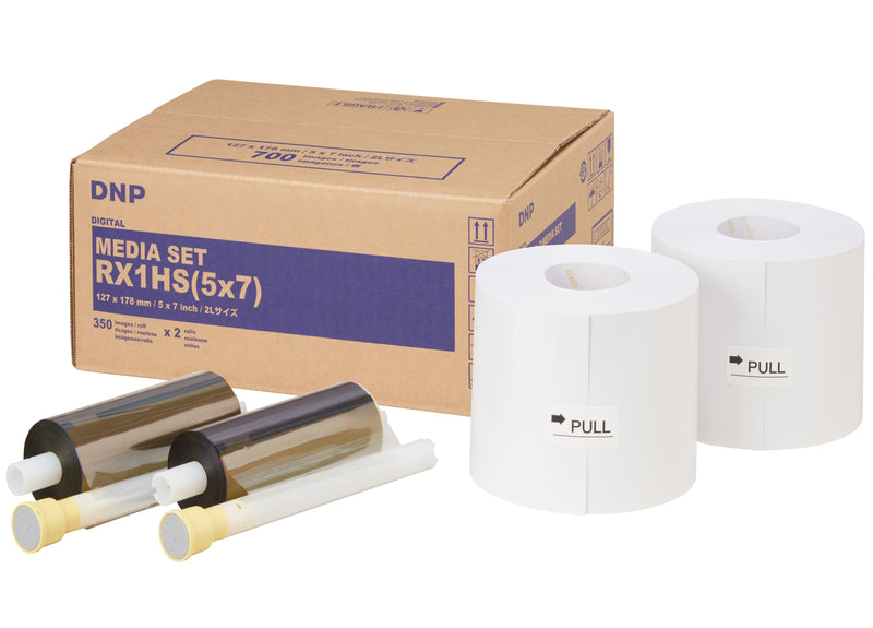 Afbeelding laden in galerijviewer, DNP Papier DSRX1HS-5X7 2 Rol � 400 St. 13x18 voor DS-RX1HS
