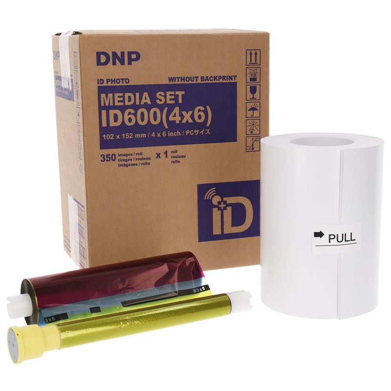 Afbeelding laden in galerijviewer, Dnp pasfoto papier 1 rol à 350 st. 10x15 voor id600

