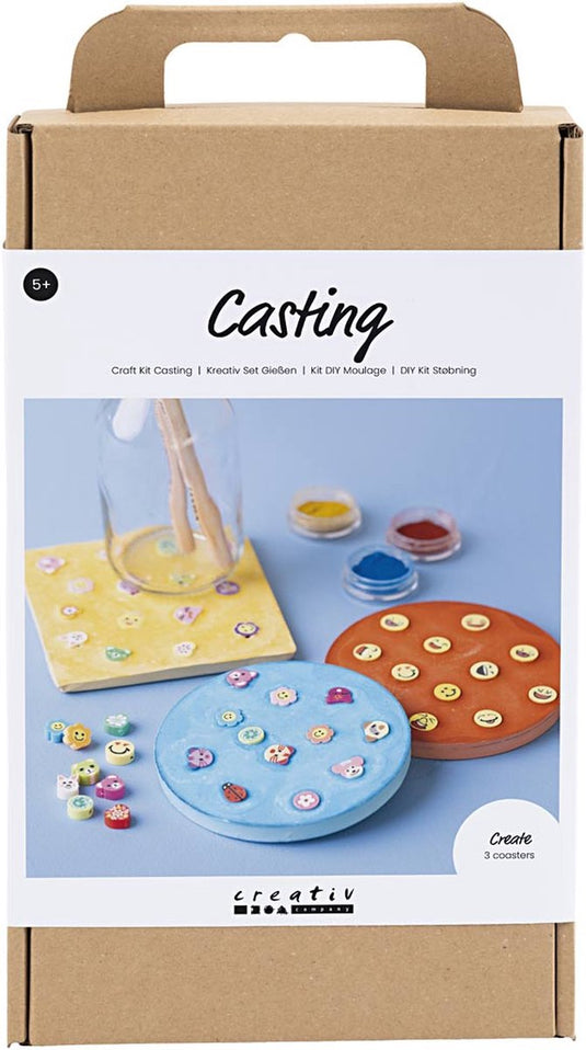 Creativ company cc hobbyset gieten tegels onderzetters