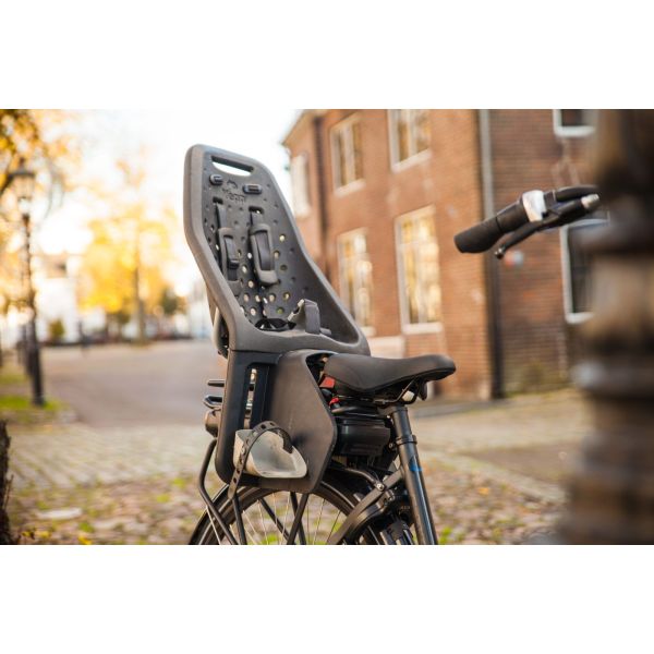 Afbeelding laden in galerijviewer, universele e-bike opzetdrager voor kinderzitjes zilver
