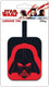Star wars darth vader helmet bagage label - rubber - 10x18cm