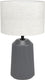 Eglo capalbio tafellamp - e27 - 41 cm - grijs zandkleur - keramiek