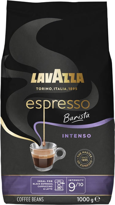 Lavazza espresso barista intenso koffiebonen - koffie blend van robusta en arabica bonen - intensiteit 9 10 - 1 kg