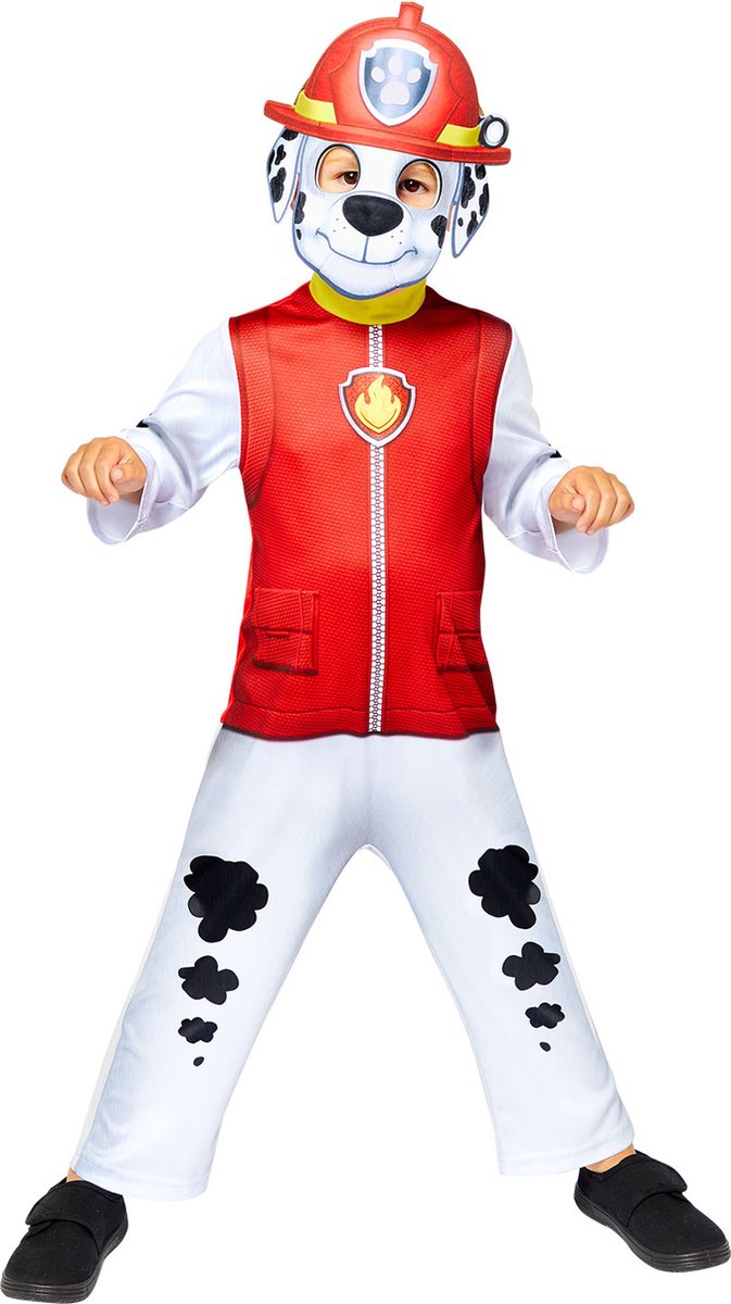 Afbeelding laden in galerijviewer, Paw patrol kinderkostuum marshall, 3-4 jaar
