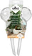 Elho aqua care 9 - waterdruppelaar voor planten - gemaakt van gereycled plastic - ø 17.3 x h 32.0 cm - transparant