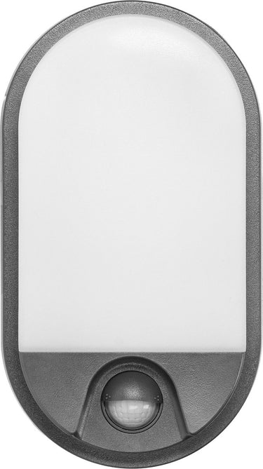 Adviti nefryt led buitenlamp met bewegingssensor – tuinverlichting 4000k – buitenverlichting met ip54 - muur wandlamp 1100lm – buiten ik08 - antraciet