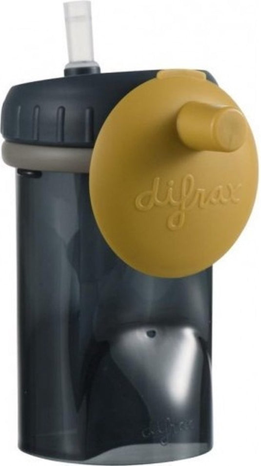 Difrax - rietjesbeker antilek - 250 ml - orange