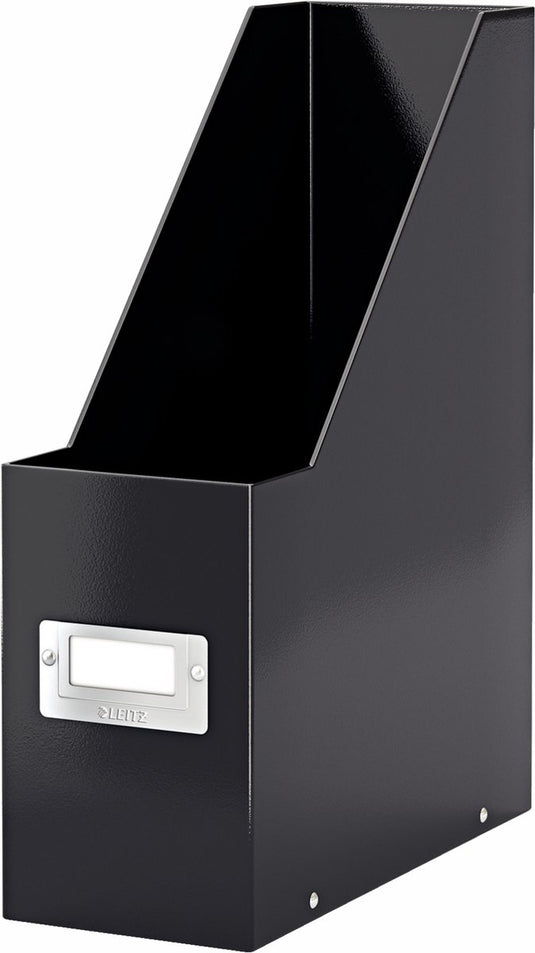 Tijdschriftenhouder click store leitz zwart