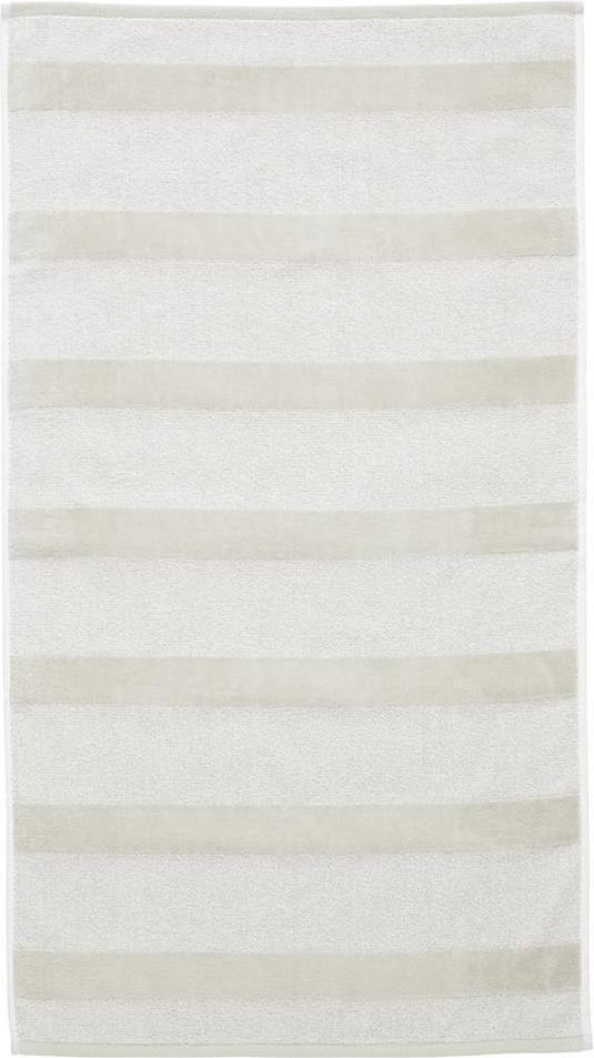 Beddinghouse sheer stripe gastendoekje - zand