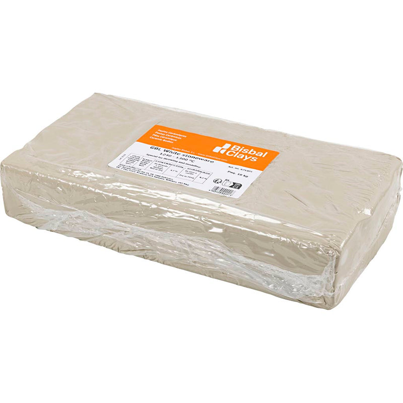 Afbeelding laden in galerijviewer, Creativ company witbakkende stoneware klei, 10kg
