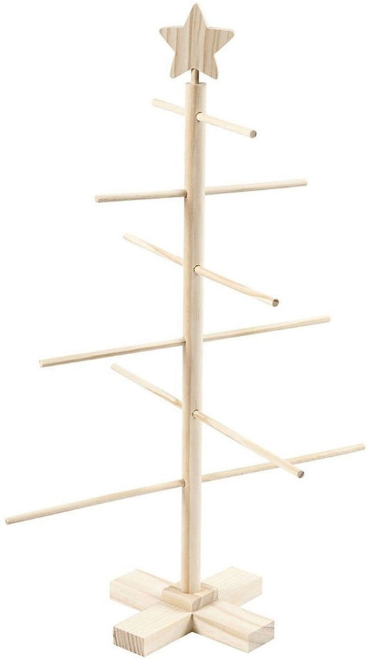 Creativ company houten kinder kerstboom, 60cm