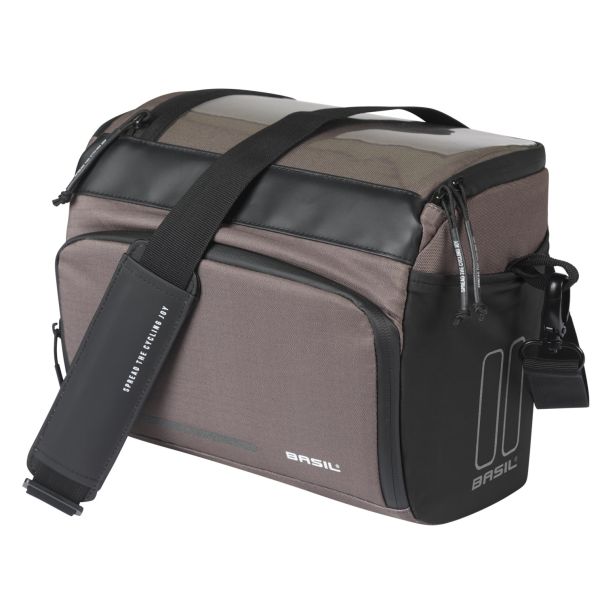 Afbeelding laden in galerijviewer, Basil stuurtas move kf 7-8 liter 17 x 23 x 20 cm - bruin
