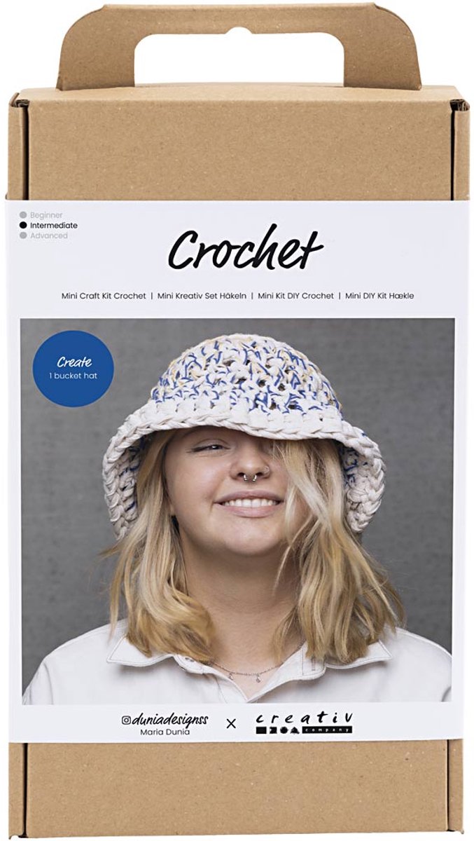 Afbeelding laden in galerijviewer, Creativ company hobbyset haken grote zonnehoed
