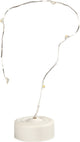Creativ company cc led string of lights, l: 27 cm, silver, 1 pc
