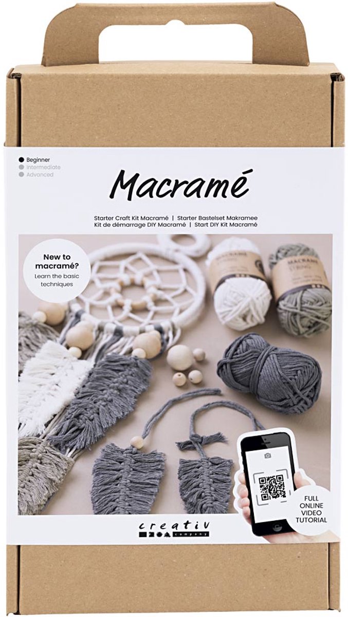 Afbeelding laden in galerijviewer, Creativ company macrame ontdekken kit
