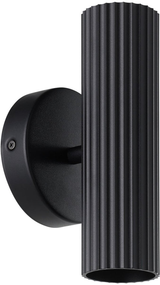 Eglo portillo wandlamp - gu10 - 20 cm - zwart