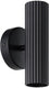 Eglo portillo wandlamp - gu10 - 20 cm - zwart